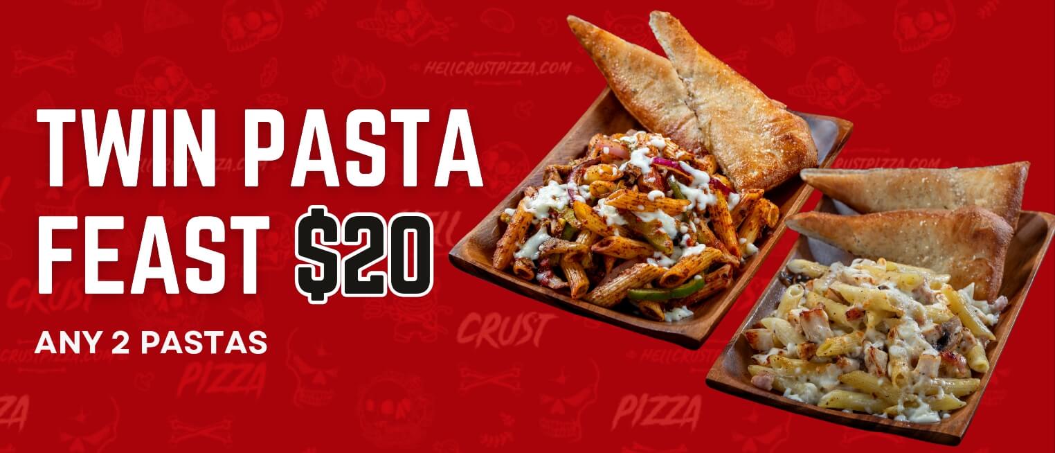 Any 2 Pastas $20