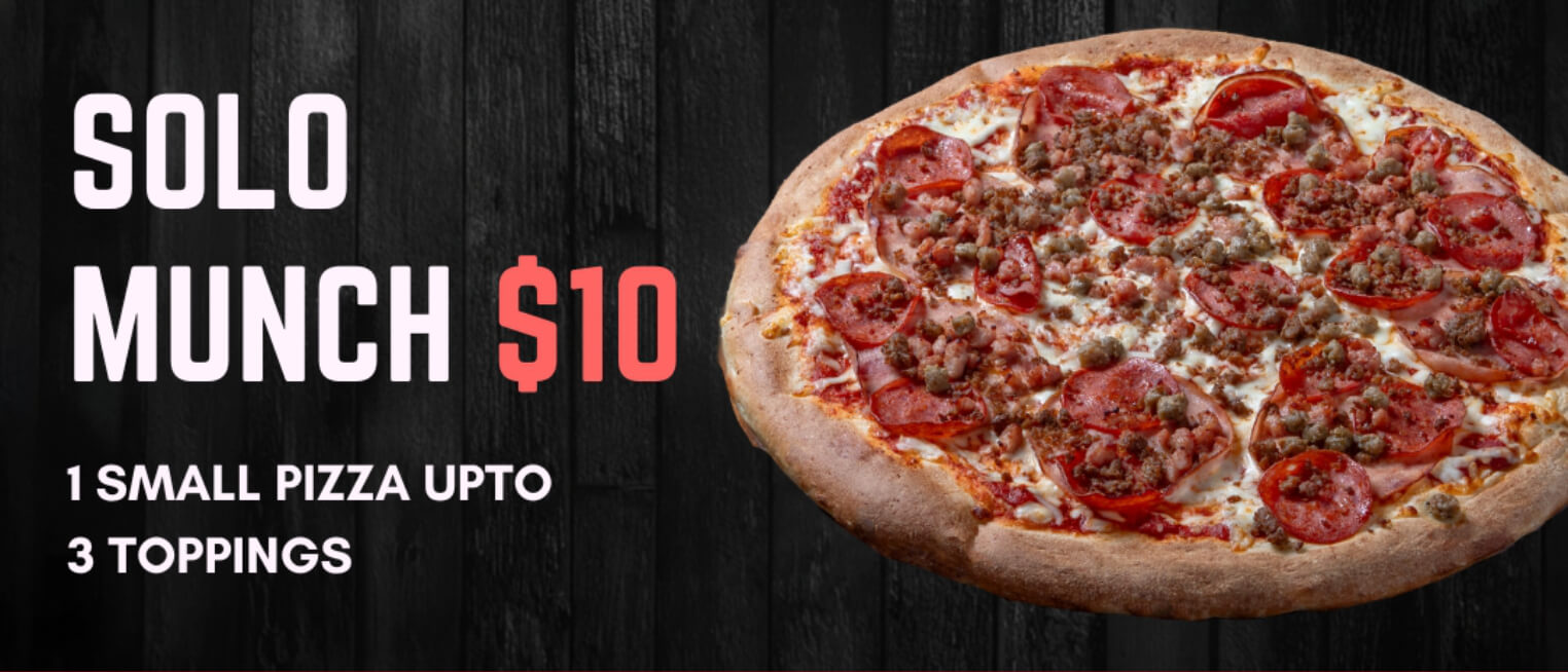 1 small pizza + bries $10